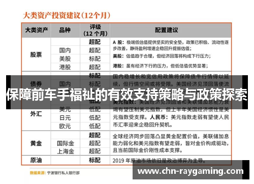 保障前车手福祉的有效支持策略与政策探索